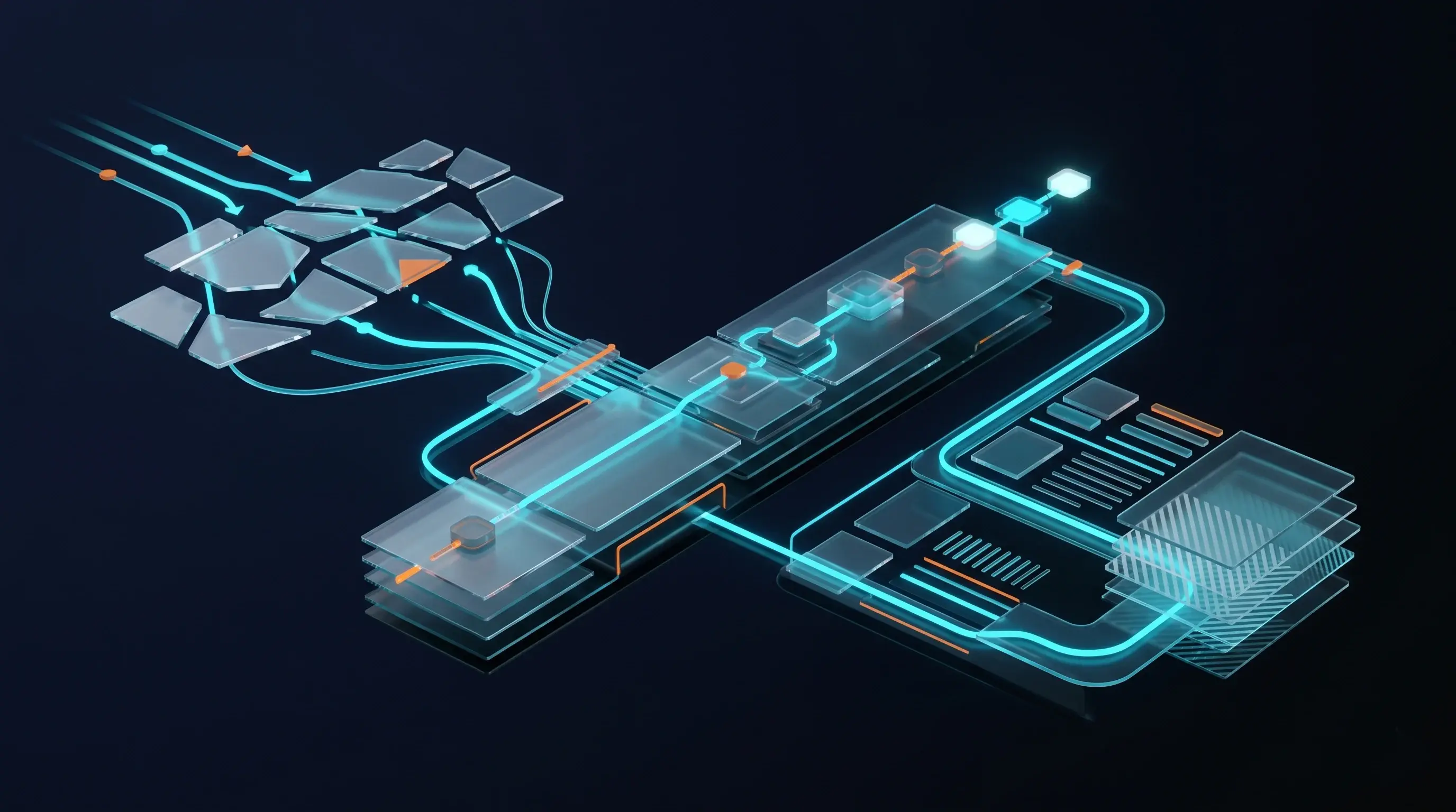 Abstract operating layer connecting fragmented B2B fuel workflows into structured operational records.